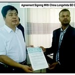 Agreement Signing with China Longshida BD Co. Ltd.